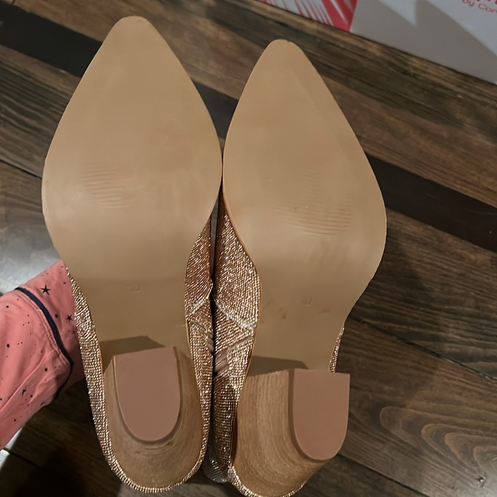 Corkys Selfie Good Silver Ombre Cowgirl Boots Size 10 - Picture 5 of 7